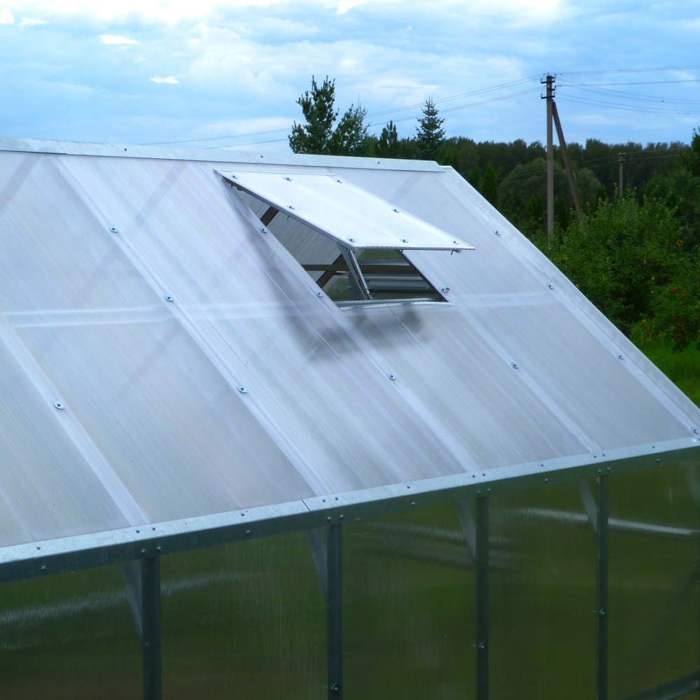 Šiltnamis GASPADINĖ, 6 mm polikarbonato danga, 2.64 x 10 m, 26.4 kv.m - 5