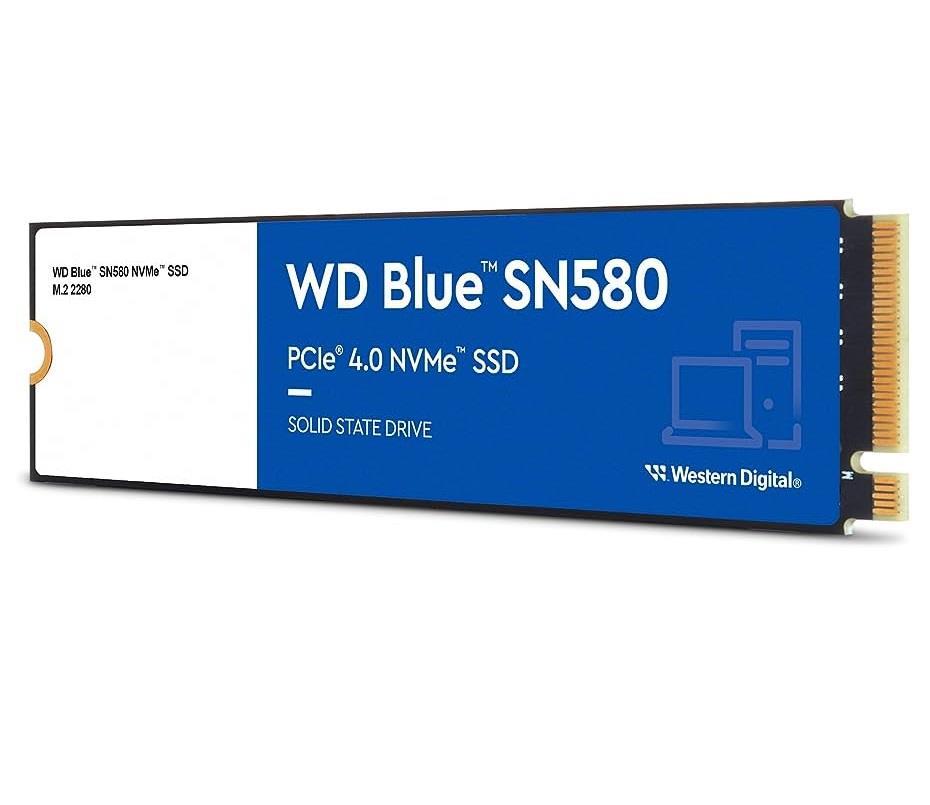 新品 WD Blue SN580 1TB NVMe SSD M.2 2280 Kietasis diskas WD Blue SN580 NVMe SSD M.2, 1TB - ermitazas.lt
