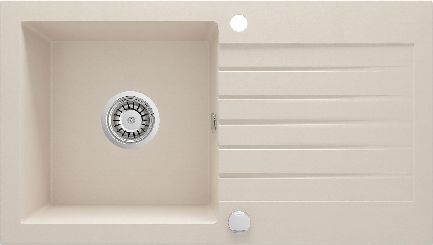Deante granitinė virtuvinė plautuvė Deante Zorba ZQZ 5113, Beige - 1
