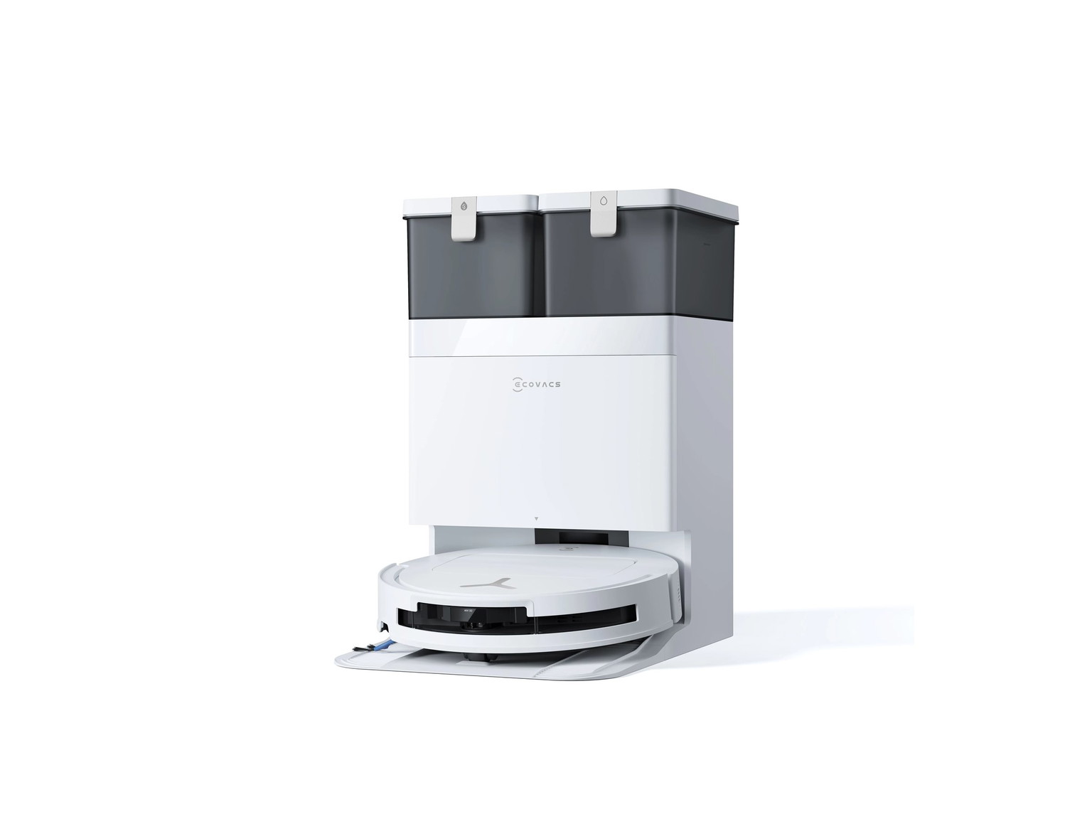 Dulkių siurblys - robotas su stotele Ecovacs Deebot T50 Omni Gen3, balta sp.-0