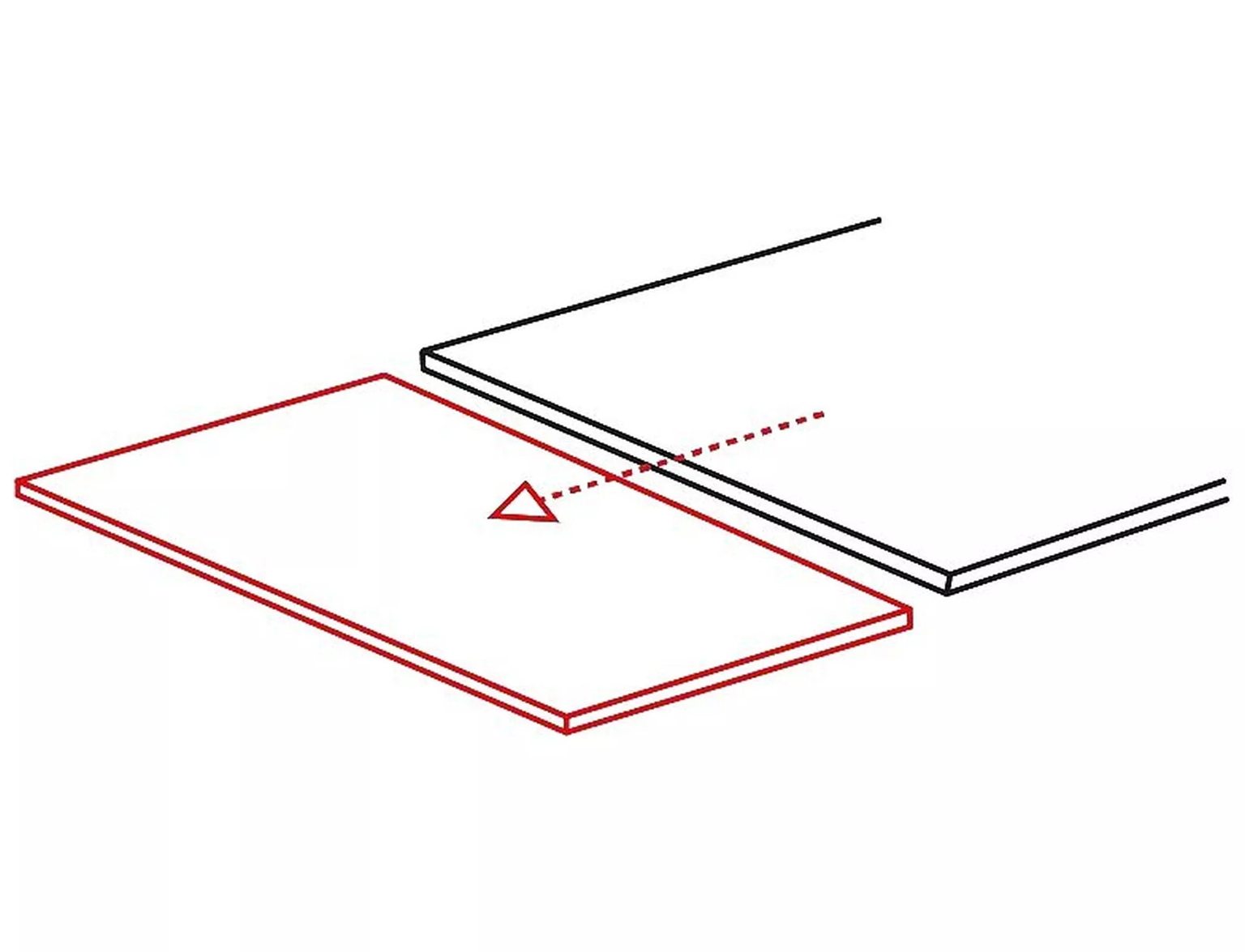 Valgomojo stalas DIUNA, 160(240) x 90 cm-1