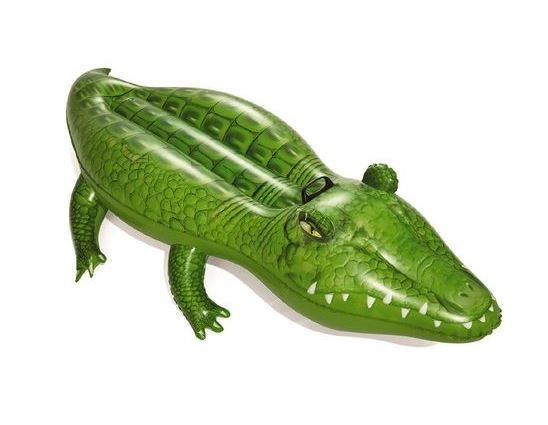 Pripučiamas žaislas Bestway Crocodile, 168 cm x 89 cm
