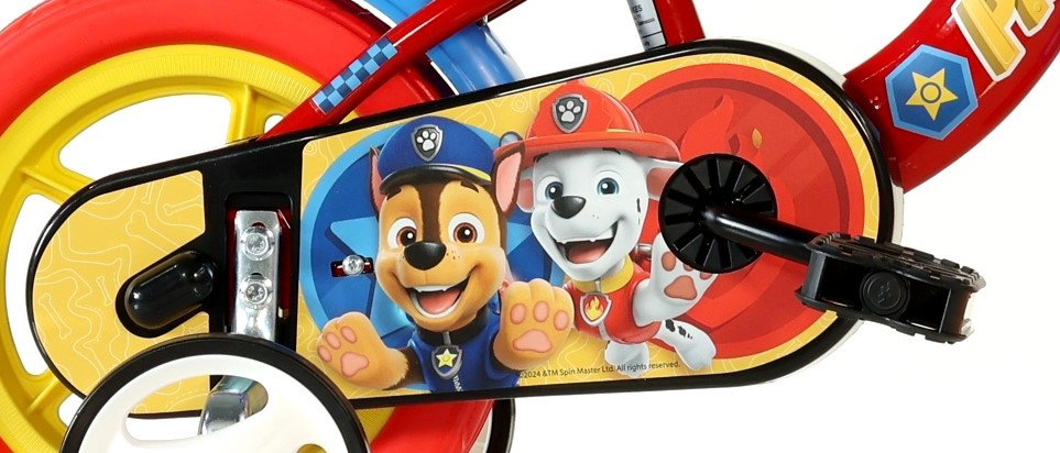 Vaikiškas dviratis Dino Bikes Paw Patrol 108L-PW, mėlynas/raudonas/geltonas, 10"-1