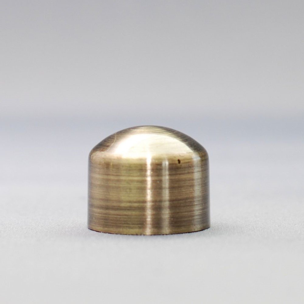 Karnizo užbaigimas PICOLO, metalinis, šv. sendinto aukso sp., Ø 16 mm, 2 vnt.