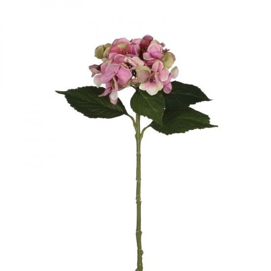 Dirbtinė gėlė HYDRANGEA, rožinės sp., 51 cm