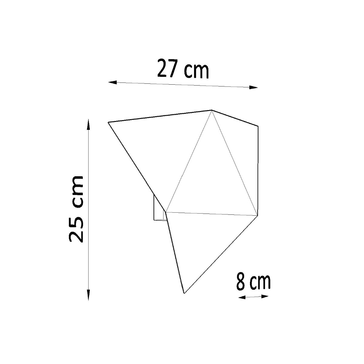 Sieninis šviestuvas SOLLUX SOLIDO baltas - 4