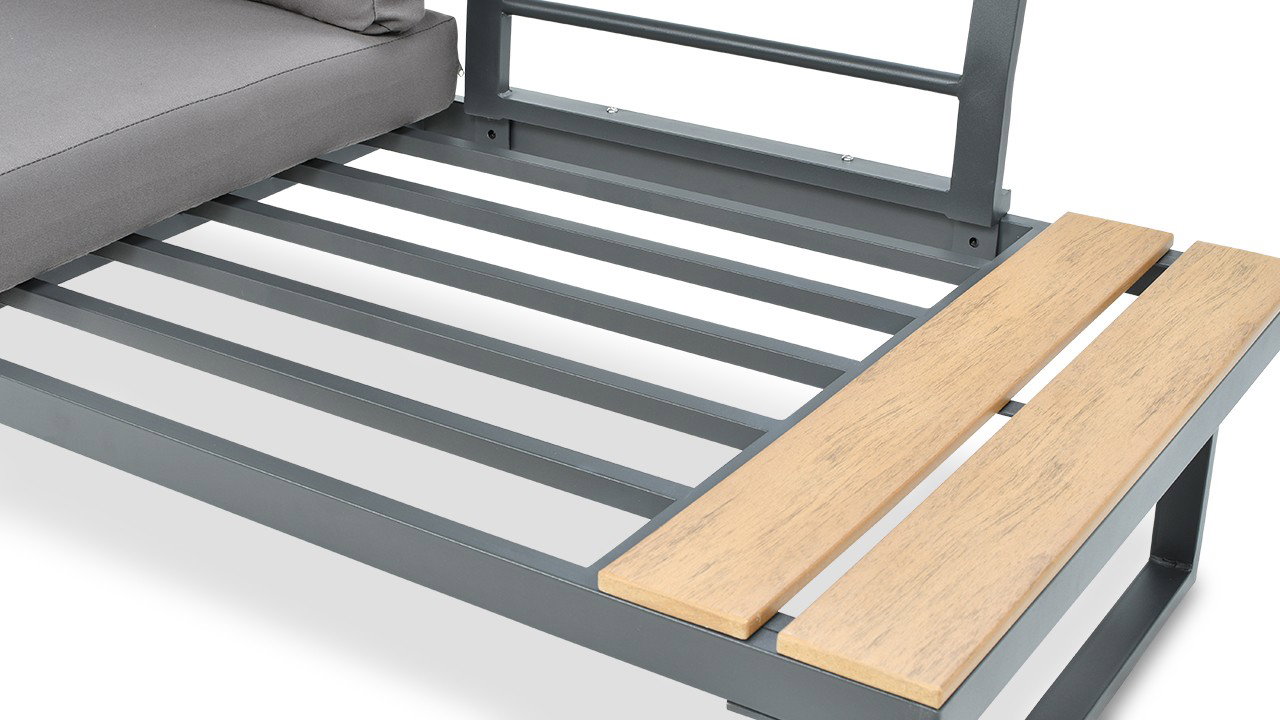 Lauko baldų komplektas EMERSON, Dark Grey - 4