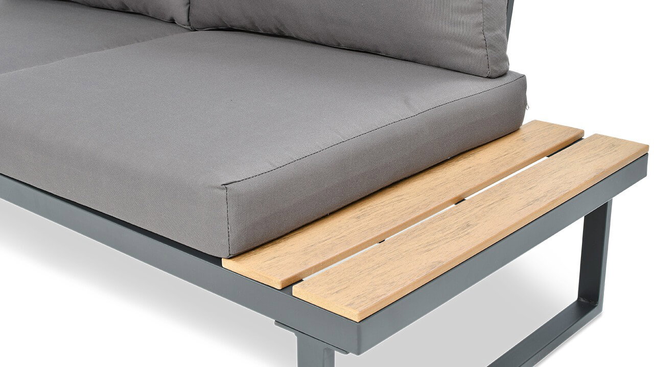 Lauko baldų komplektas EMERSON, Dark Grey - 3