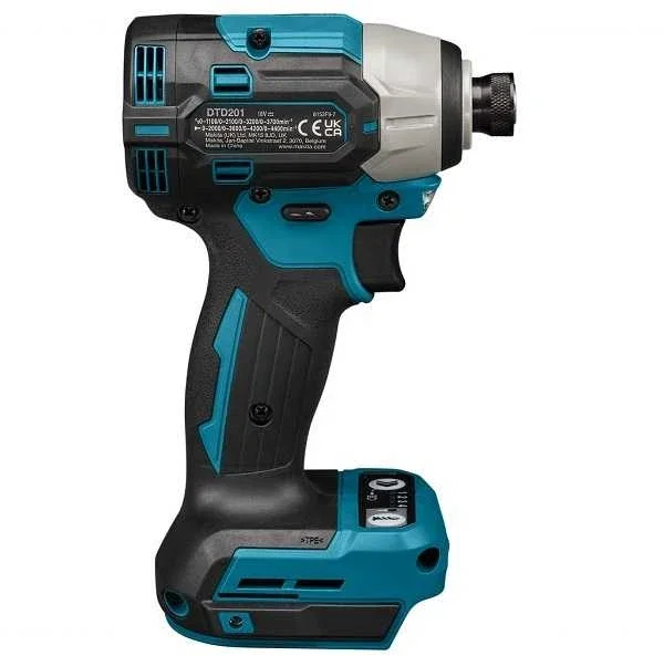 Akumuliatorinis smūginis suktuvas MAKITA DTD201Z, 18 V, 210/170/50/20 Nm, 1/4", be akumuliatoriaus - 3