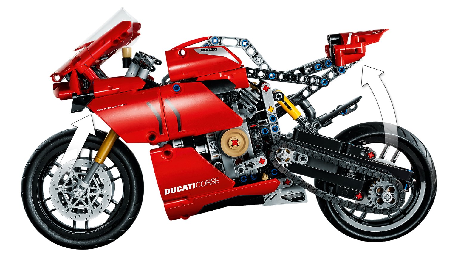 Konstruktorius LEGO TECHNIC - DUCATI PANIGALE V4 R - 4