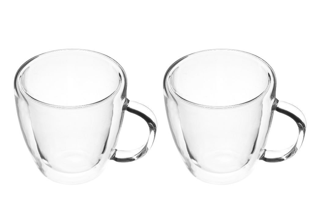 Kavos puodeliai MAKU, dvigubo stiklo, 2 vnt., 250 ml