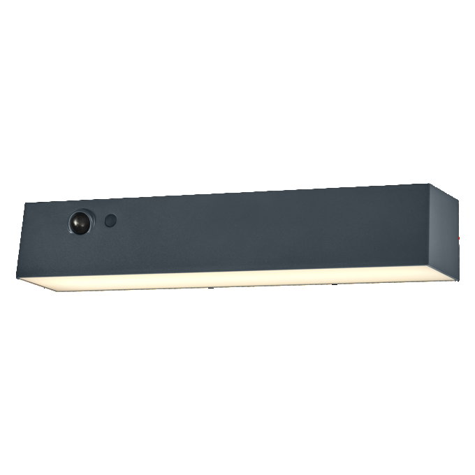 Sieninis LED lauko šviestuvas OSRAM ENDURA SOLAR SHORE įkr. saule IP54 12W 3000K 1000lm su davikliu-0