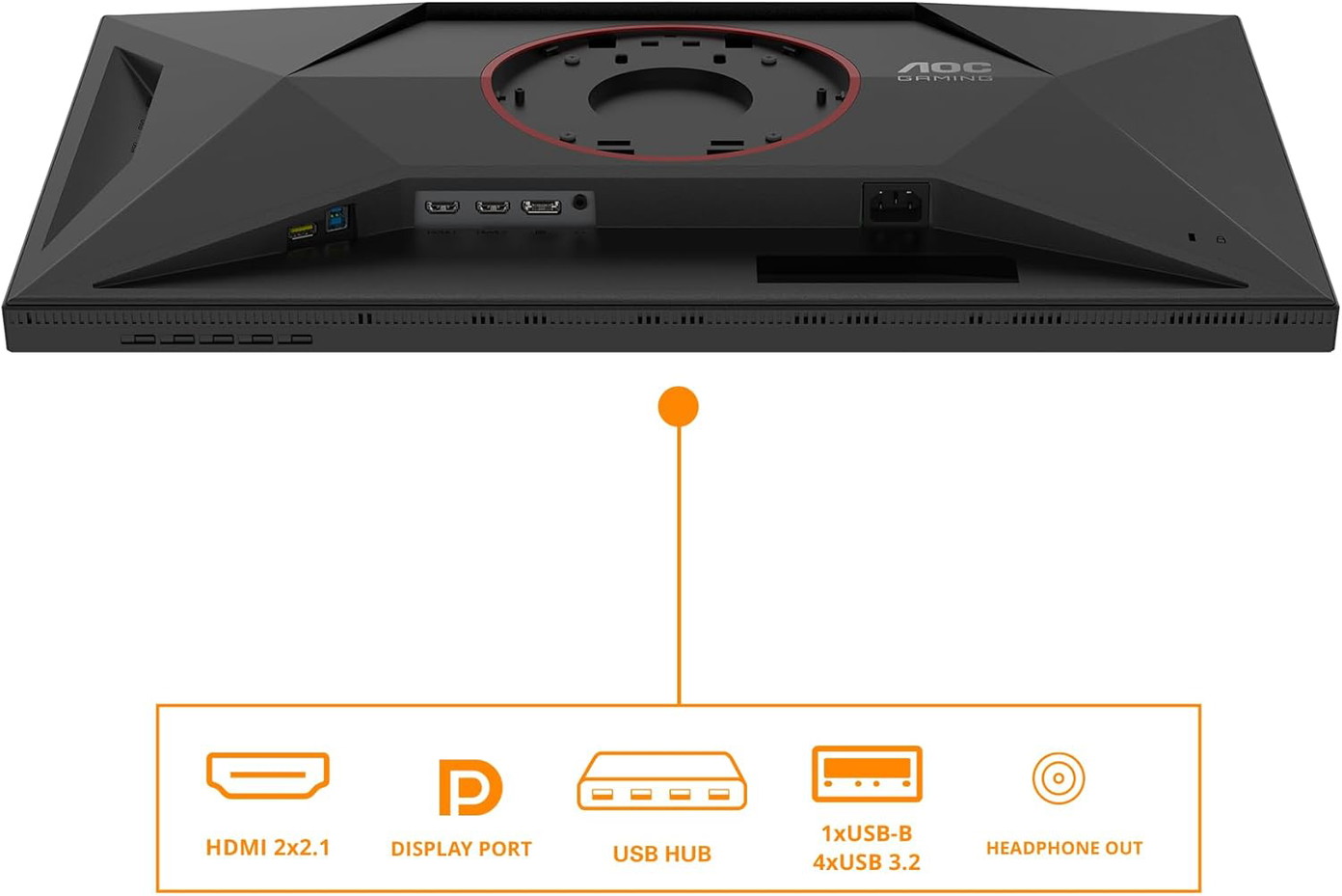 Monitorius AOC U27G4XM, 27", 1 ms - 5