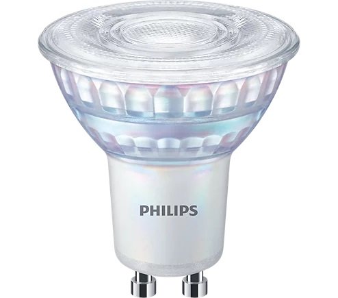 LED lemputė PHILIPS, 36D, GU10, 3,8W (=50W), 2200-2700K, 345 lm, dimeriuojama, šiltos sp.