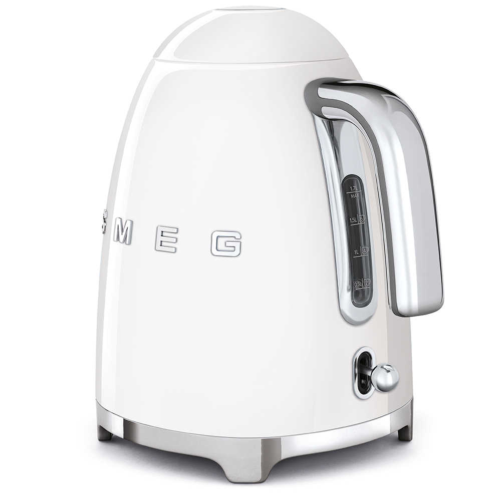 Elektrinis, nerūdijančio plieno virdulys SMEG KLF03WHEU, 1,7 l, balta sp. - 3