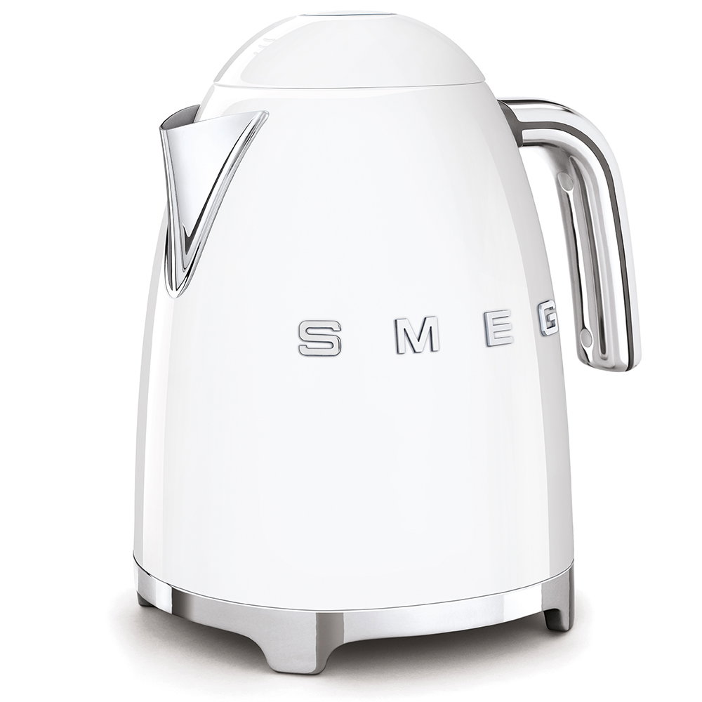 Elektrinis, nerūdijančio plieno virdulys SMEG KLF03WHEU, 1,7 l, balta sp.-1