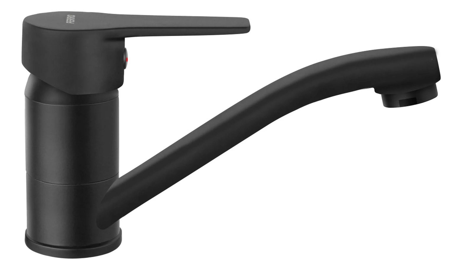 Praustuvo maišytuvas FERRO RENNTO BLACK, pasukamu snapu, juodos sp.-0