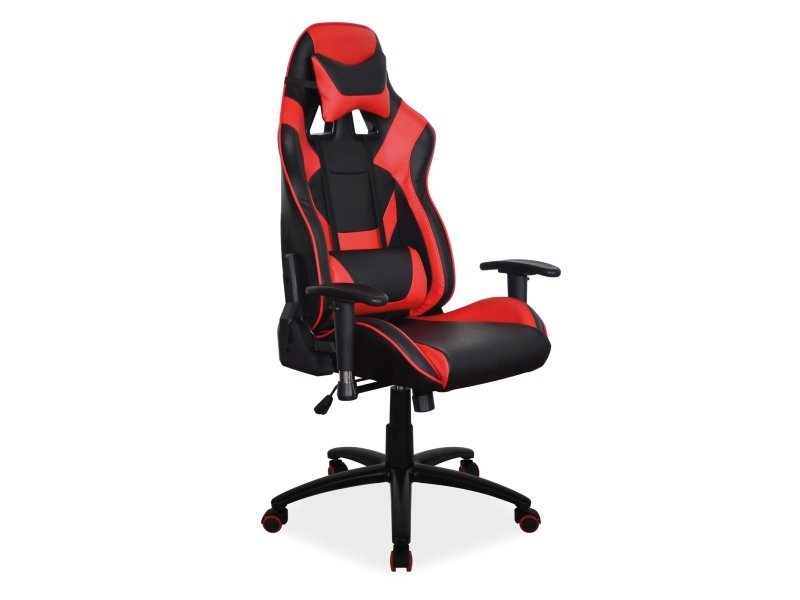 Biuro kėdė SUPRA, juoda/raudona - 1
