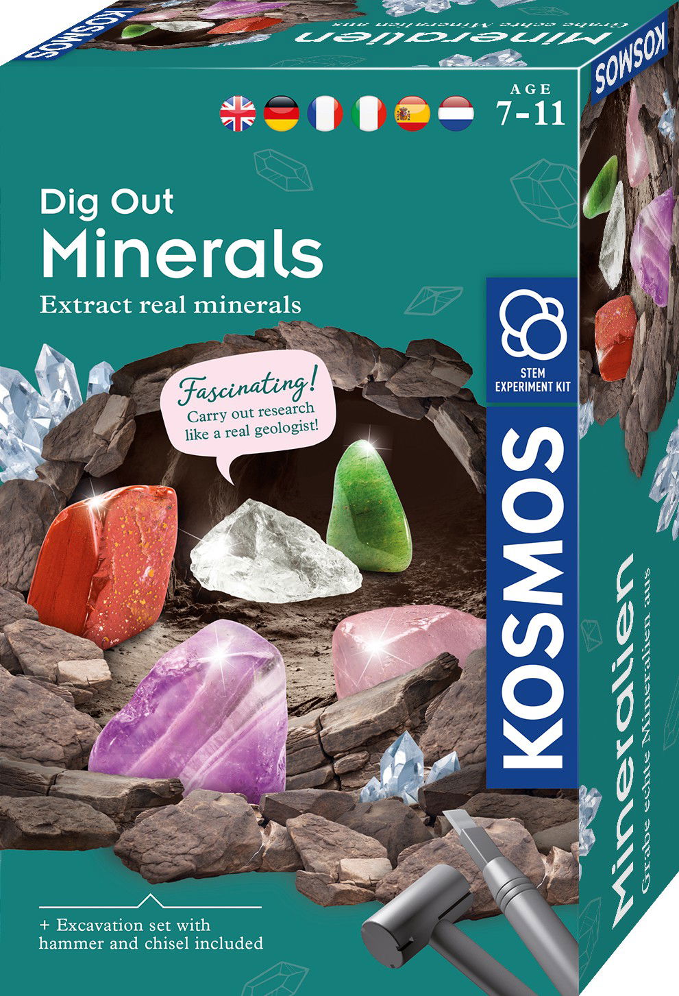 Lavinamasis rinkinys DIG OUT MINERALS INT 7-11-0