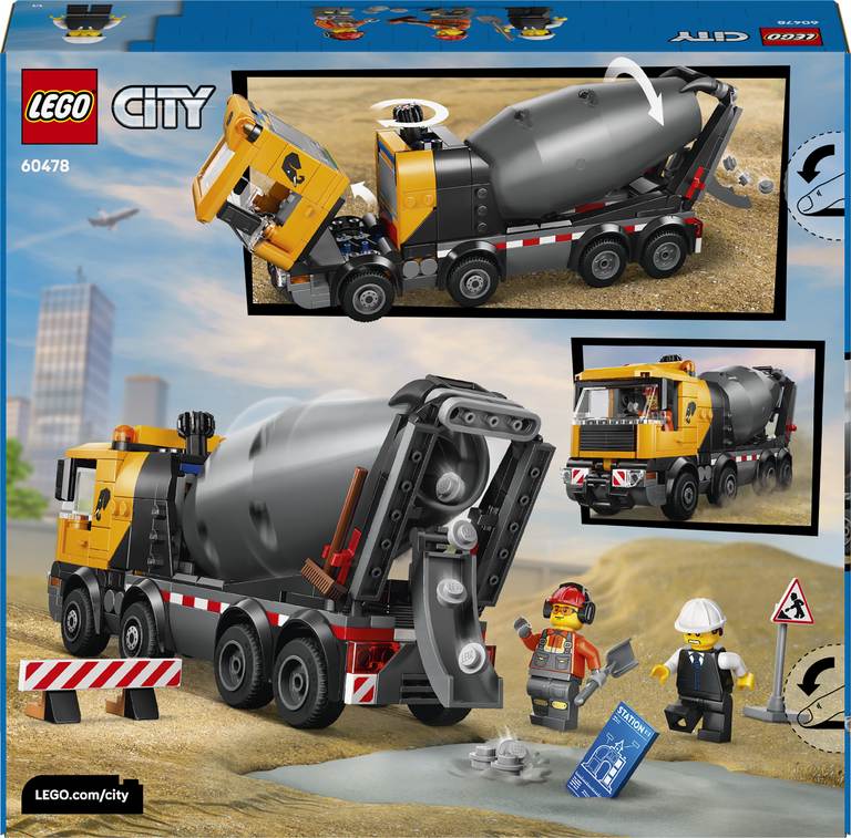 Konstruktorius LEGO City Great Vehicles Cement Mixer - 2