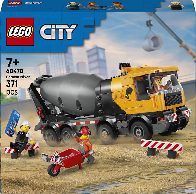Konstruktorius LEGO City Great Vehicles Cement Mixer - 1