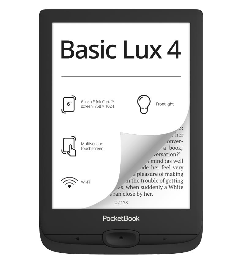 Elektroninė knygų skaityklė Pocketbook Basic Lux 4, 6", 8GB-0
