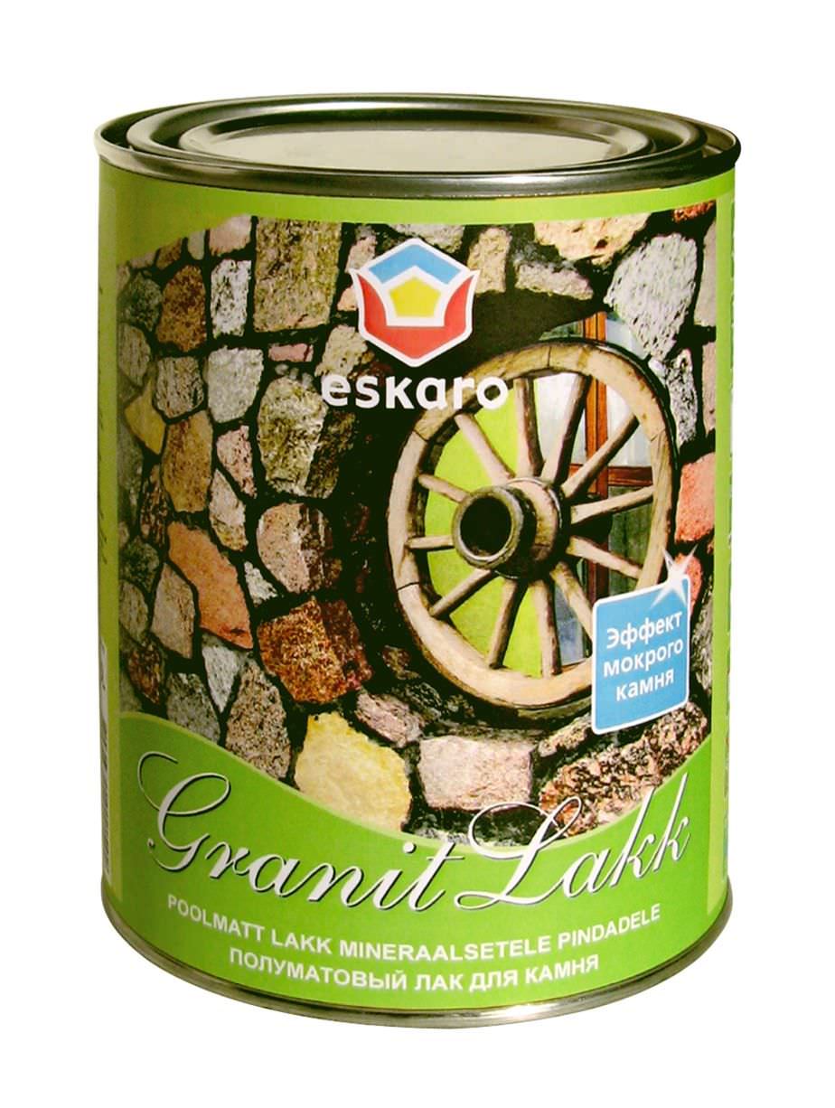 Akmens lakas ESKARO GRANIT LAKK, pusiau matinis, 950 ml-0