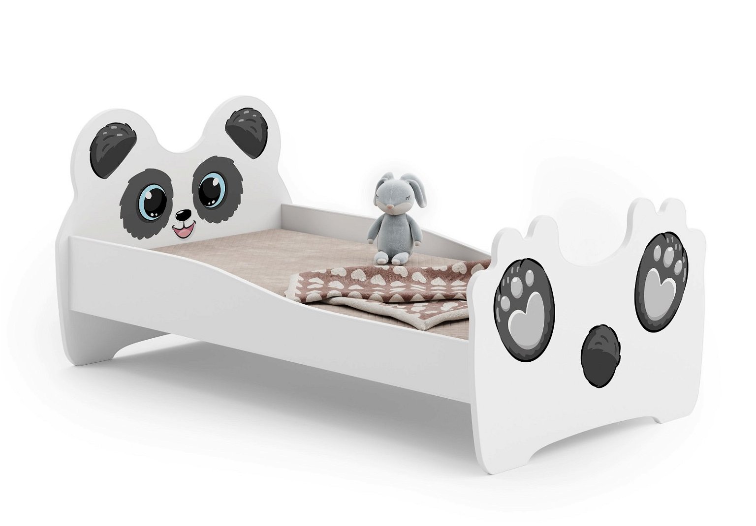 Vaikiška lova Panda, 140x70 cm