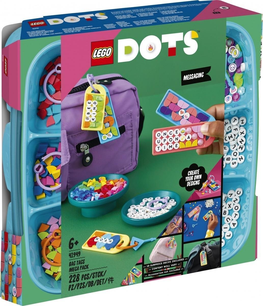 Konstruktorius LEGO® Dots Kuprinių pakabukų mega pakuotė – žinutės 41949 - 5