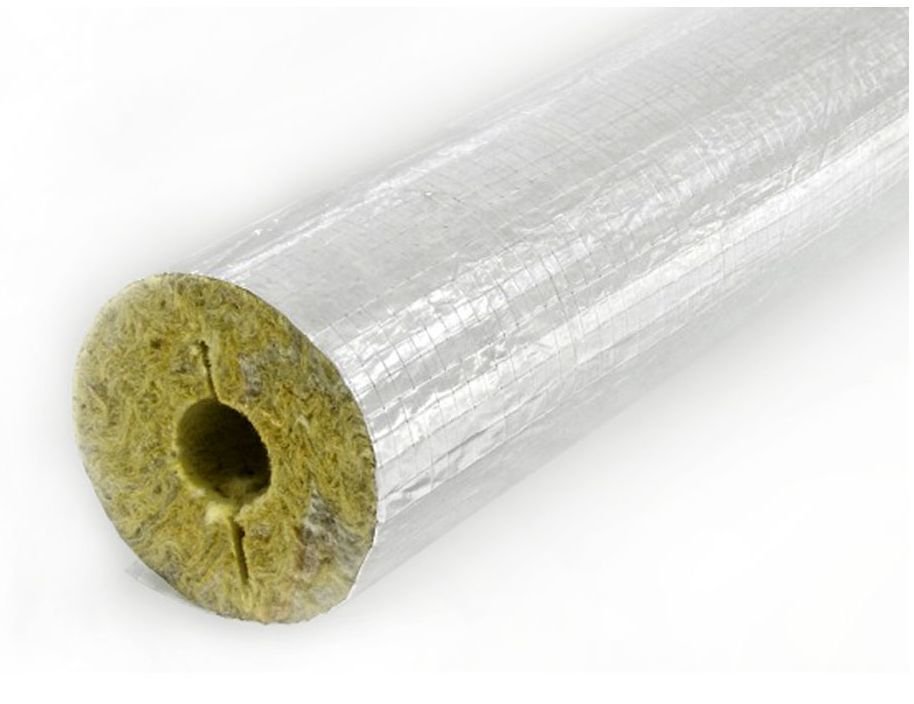 Akmens vatos kevalas THERMAFLEX Steinwool Alu, 28-20 mm, 1 m