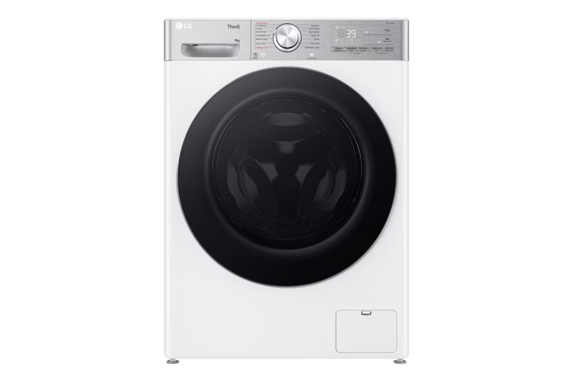Skalbimo mašina LG F4WR909P3W, 9 kg, balta - 1