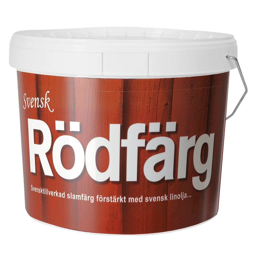 Medinių fasadų dažai RODFARG, matiniai, raudonai rudos sp., 10 l-0