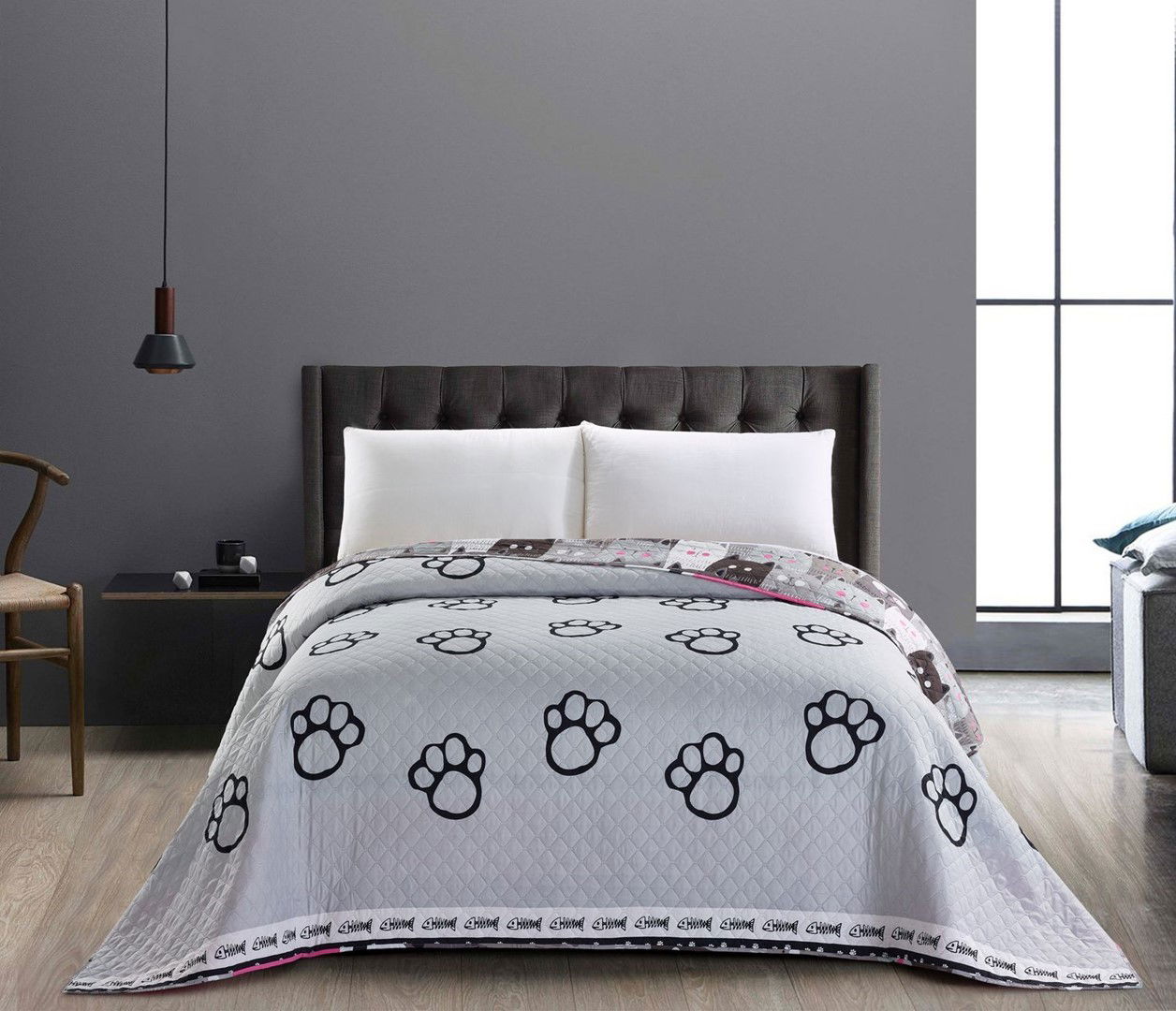 Lovatiesė DecoKing CATS INVASION, 170x270 cm - 3