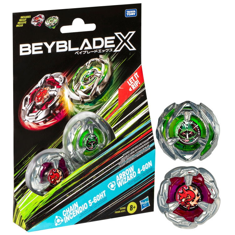 Suktukas BEYBLADE X, 2 vnt. įvairių sp.,-1
