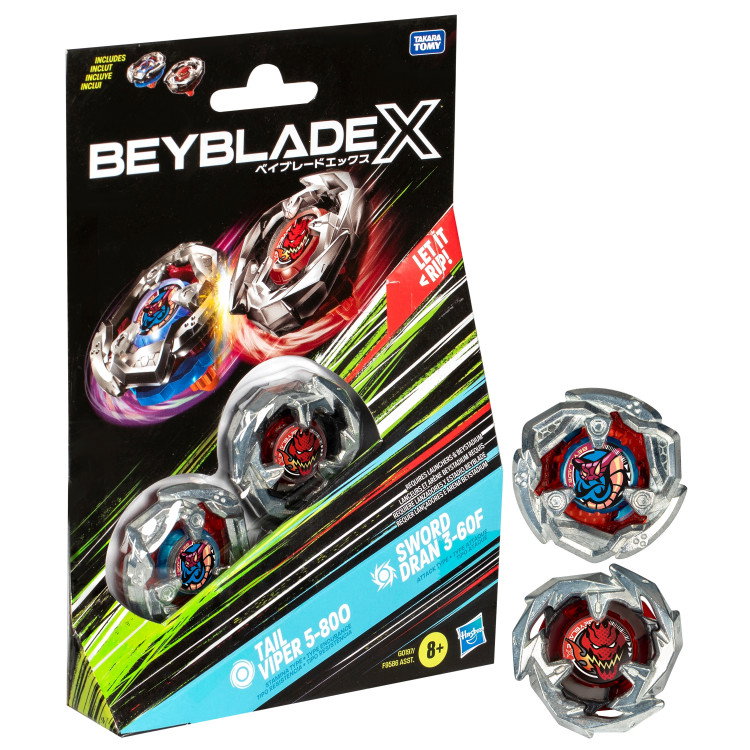 Suktukas BEYBLADE X, 2 vnt. įvairių sp., - 3
