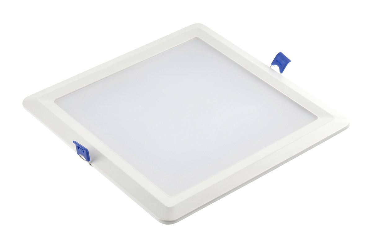Įleidžiama LED panelė GTV LOUIS SAMSUNG, IP54, 6 W, 480 lm, 4000 K, IP54, baltos sp., 8,6 x 8,6 cm