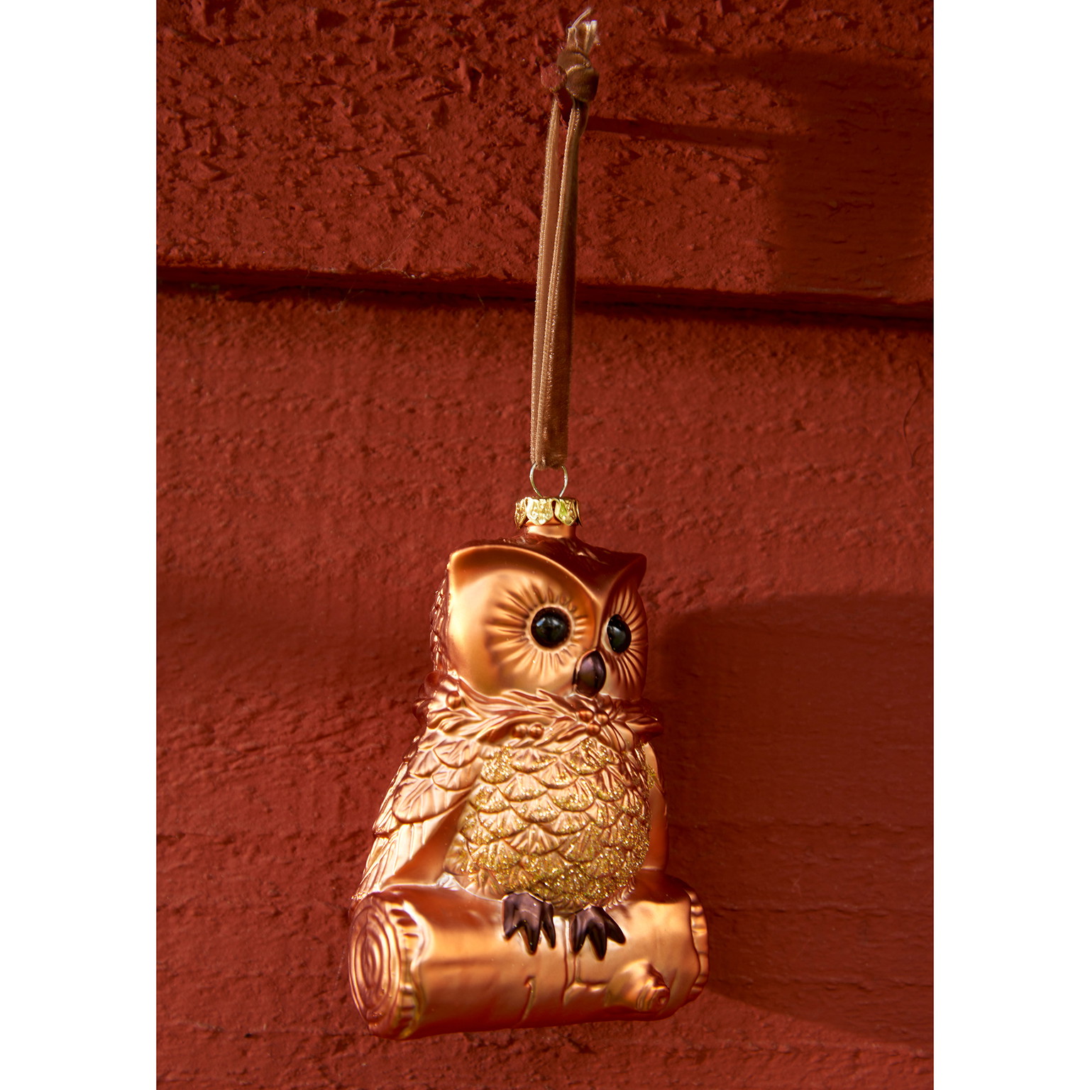 Kalėdinis eglės žaisliukas OWL, 3 spalvų, 10 cm, 1 vnt - 3