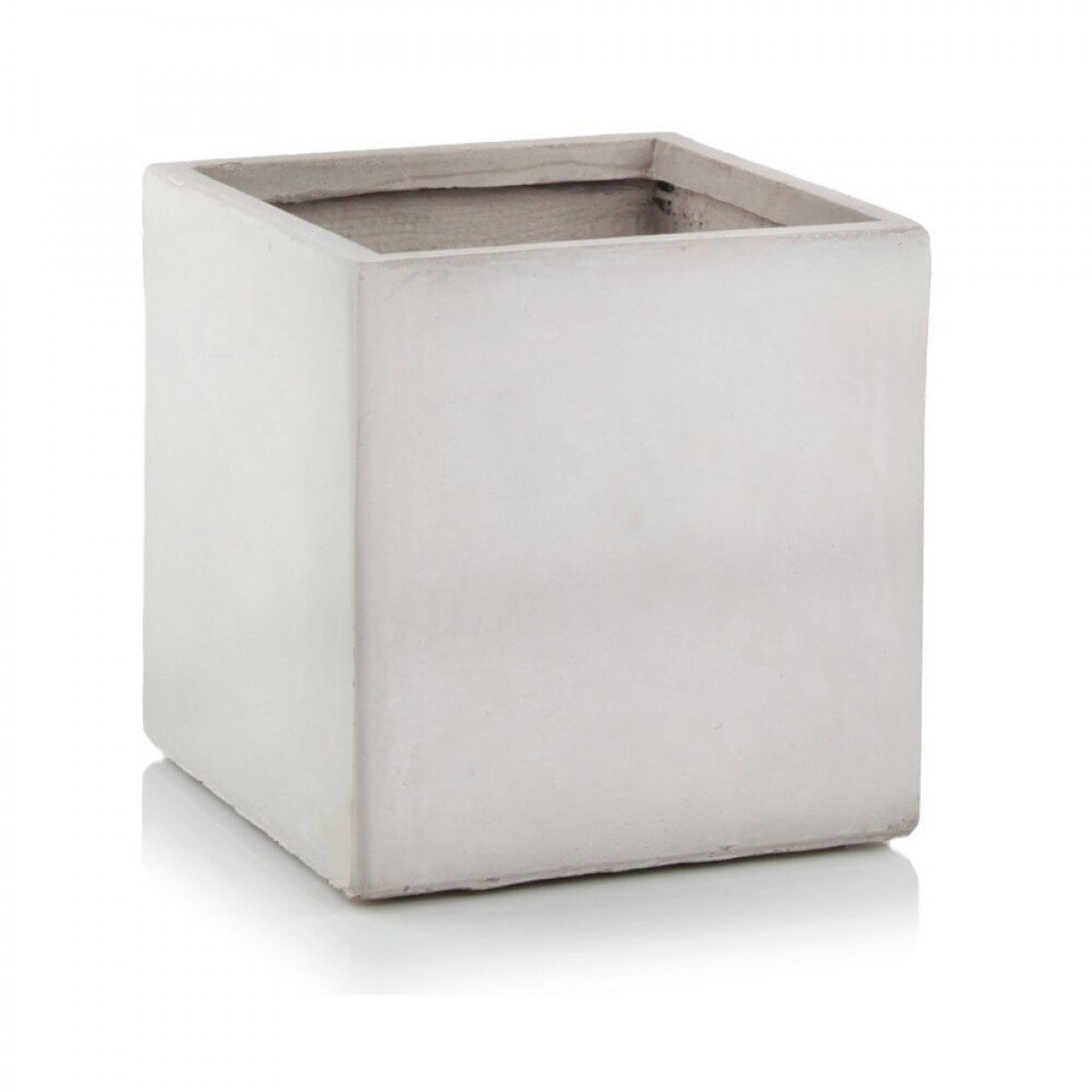 Lauko keraminis vazonas ECOLITE, baltos sp., 40 x 38 x 40 cm-0