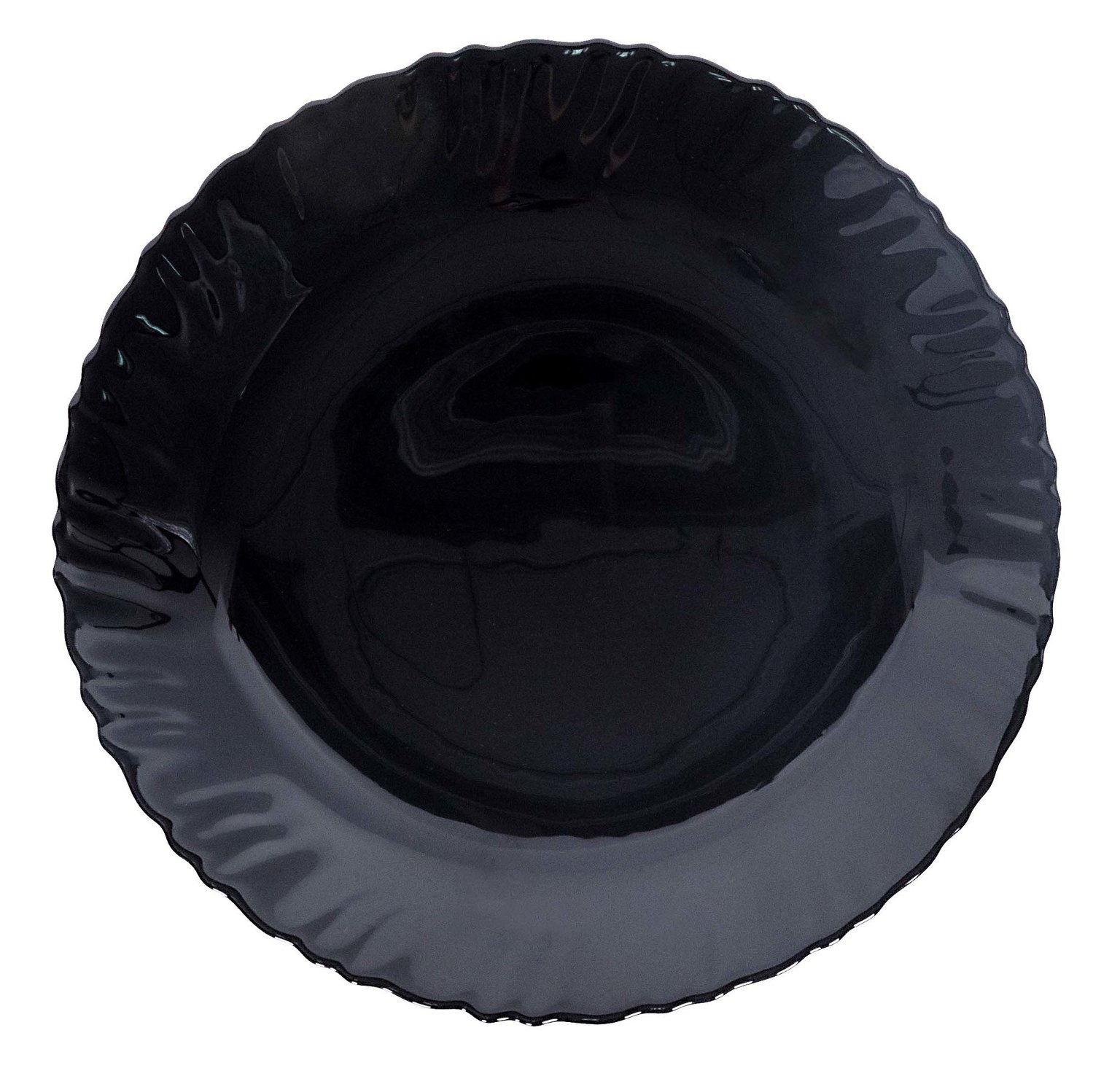 Desertinė lėkštė, juodos sp., ø 19 cm