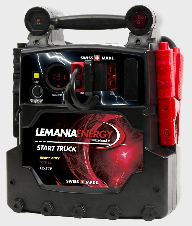 Automobilių užvedėjas Lemania HD P21 12V/24 2x22Ah 2500/5000A(P)