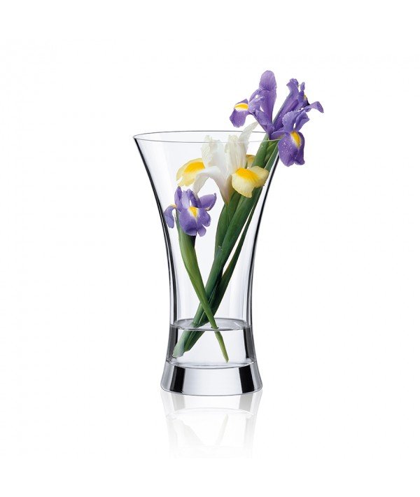 Stiklinė vaza RONA, taurės formos, 25 cm