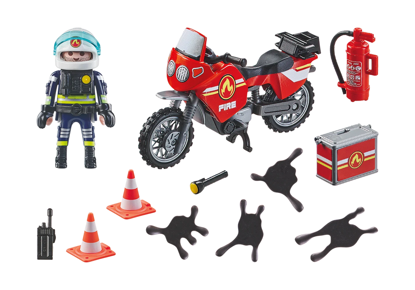 Konstruktorius PLAYMOBIL ACTION HEROES Ugniagesių motociklas - 2