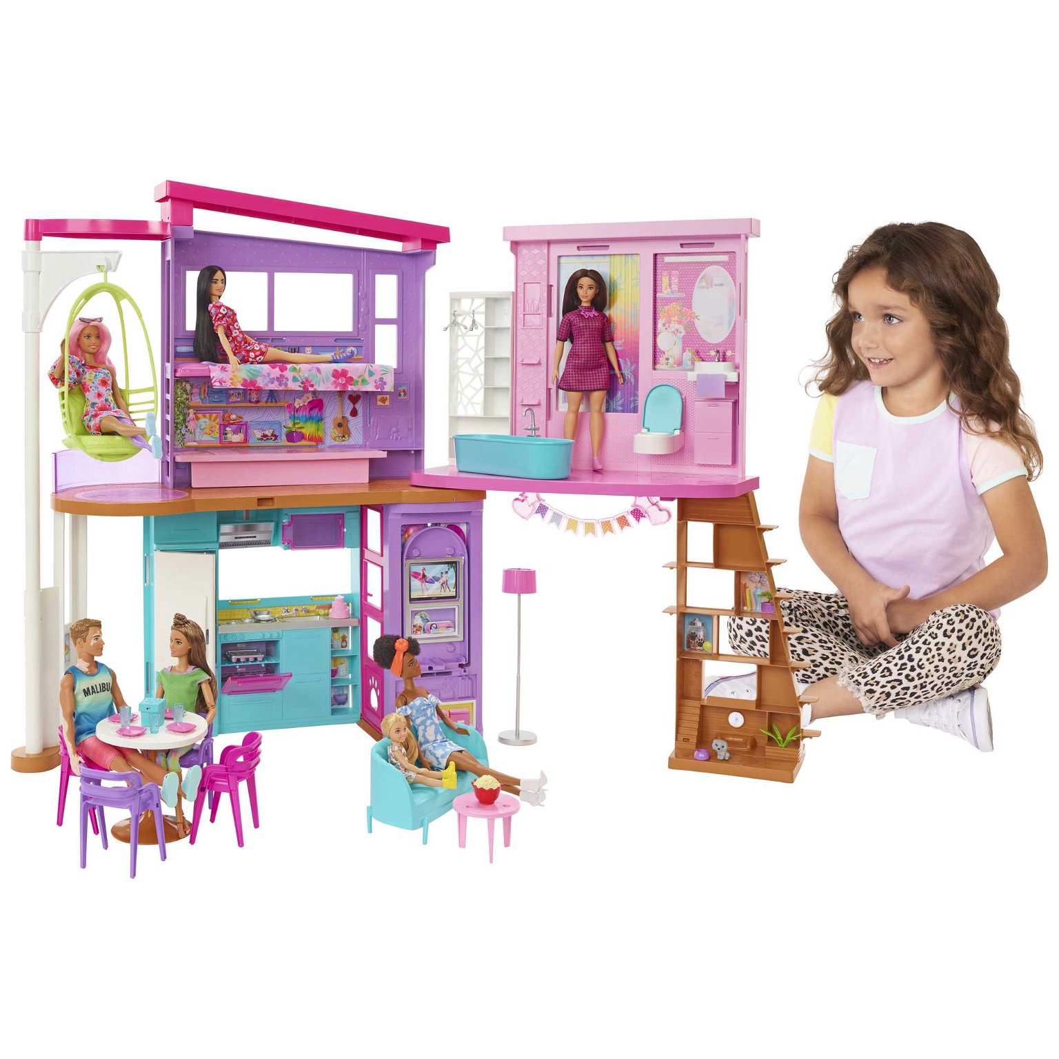 Lėlės Barbie Malibu namas 2022 - 2