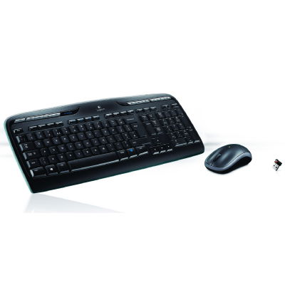 Klaviatūra Logitech MK330 EN/RU, juoda, belaidė - 2