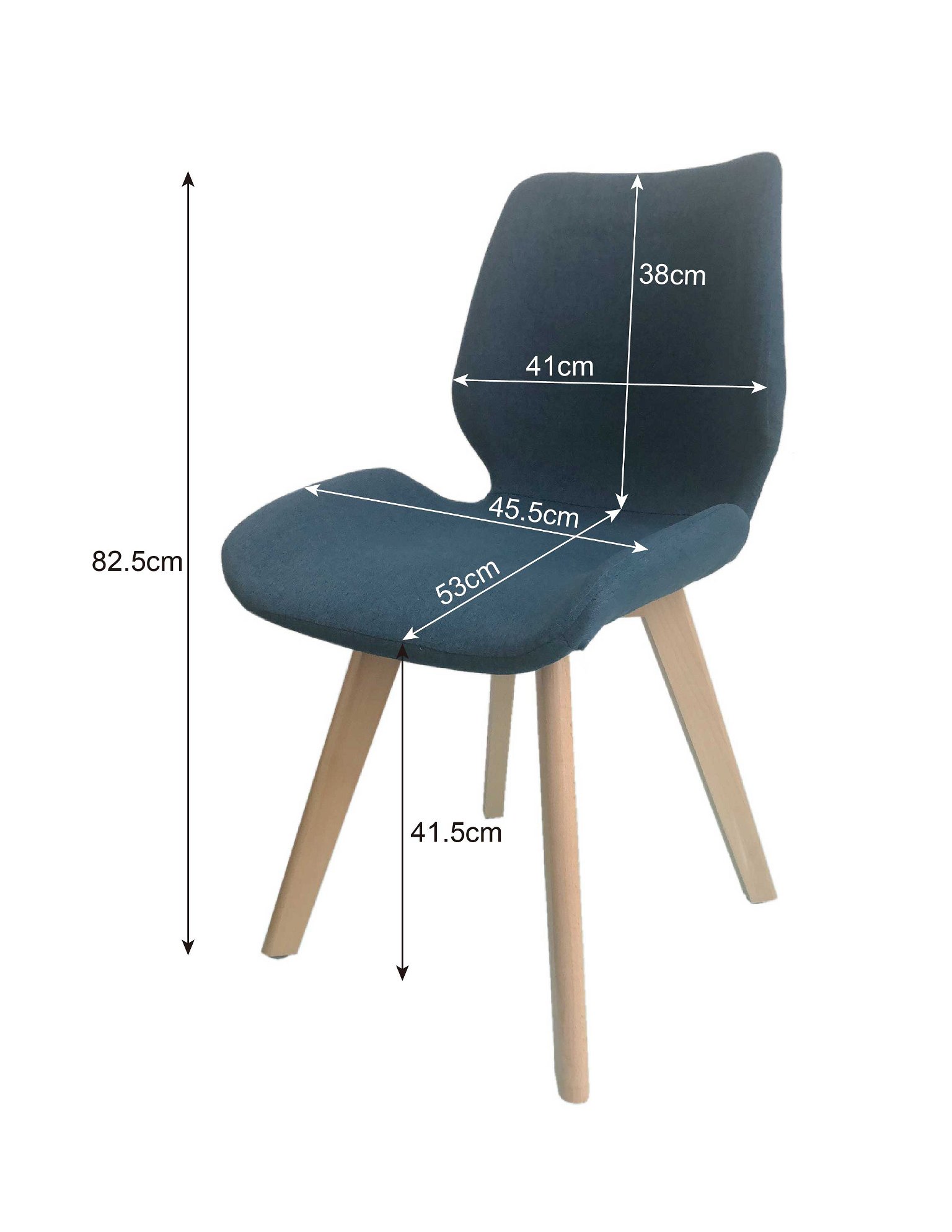 4-rių kėdžių komplektas SJ.0159, žalias - 7