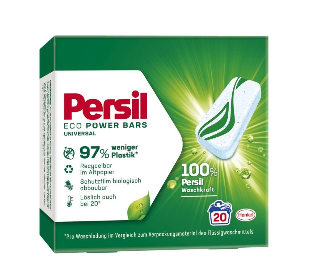 Skalbimo tabletės PERSIL Eco Power Bars Universal, 20 skalbimų