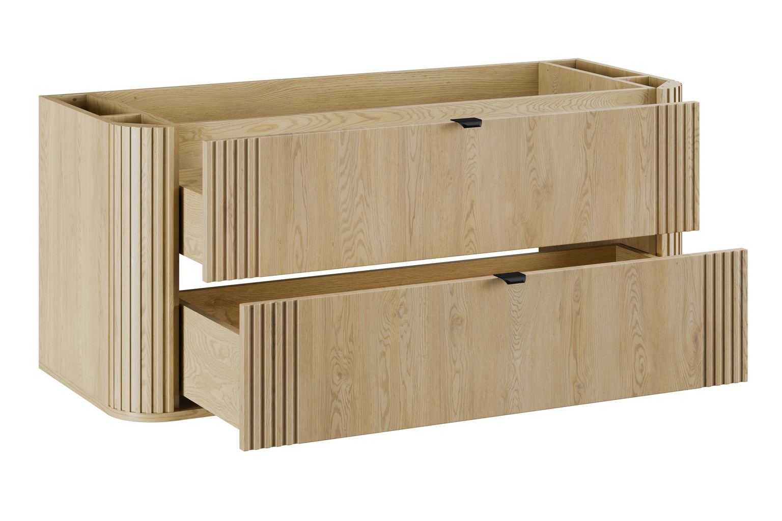 Vonios spintelė COMAD Nordic Cremona, 120x45.8x52 cm, ąžuolo - 3