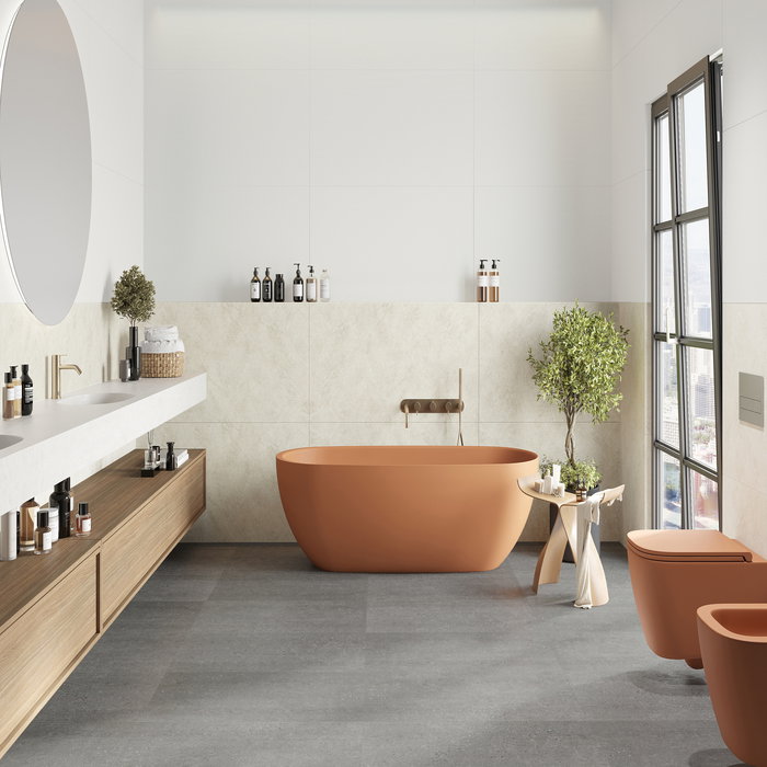 Mineralinės sienų plokštės MODEE WMT522C, dramblio kaulo sp., V4, 120 x 60 x 0,4 cm-1
