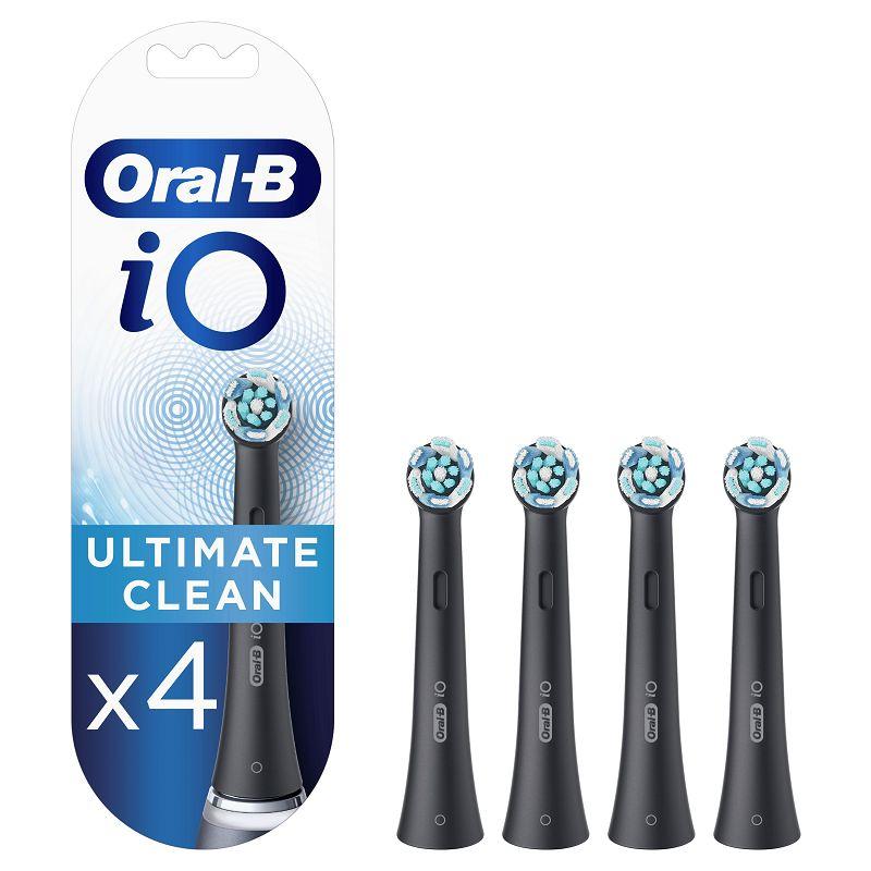 Standartinės dantų šepetėlio galvutės Oral-B iO RB CBF-4 UltimateClean Black, 4 vnt.-1