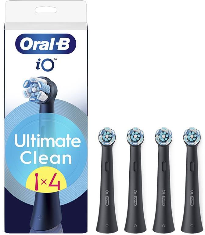 Standartinės dantų šepetėlio galvutės Oral-B iO RB CBF-4 UltimateClean Black, 4 vnt.-0